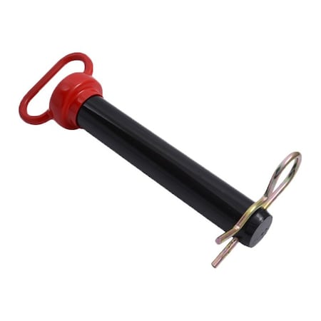 Heritage Industrial Hitch Pin Red Hd, 1-1/2" x 8-1/2", Clip HPR-1500-8500